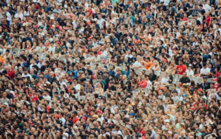 A large crowd at an event