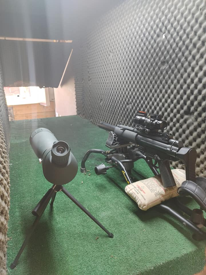 A weapon used for SWAT training