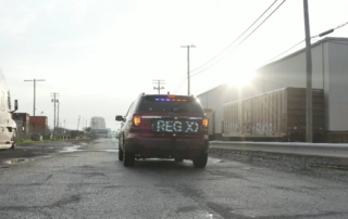 Armed mobile patrol vehicle