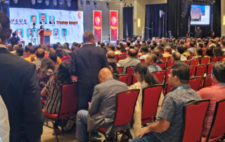 Attendees at a conference